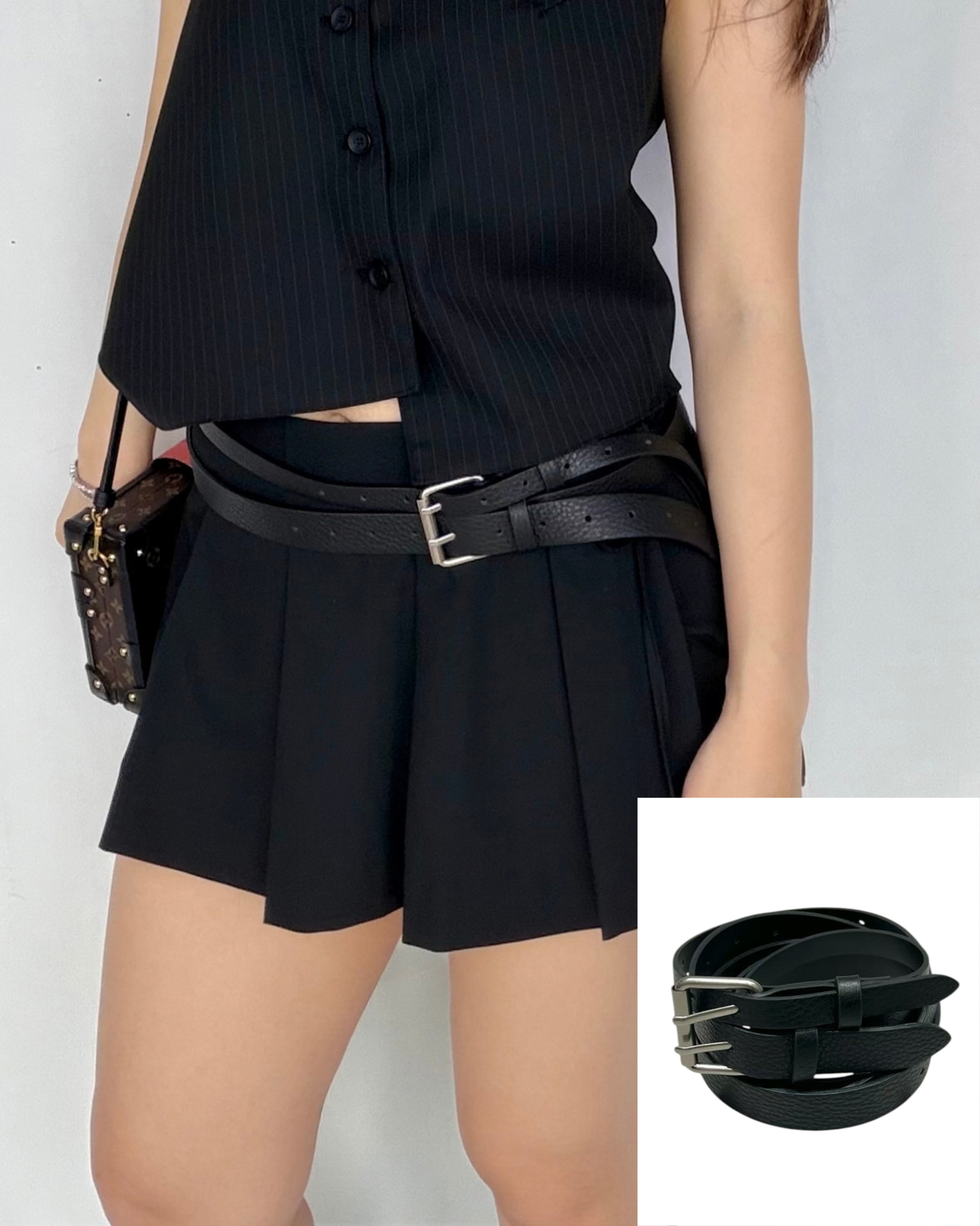 Double Strap Buckle Belt
雙層扣環皮帶