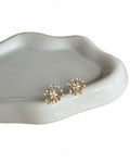 Radiant Pearl Burst Stud Earrings