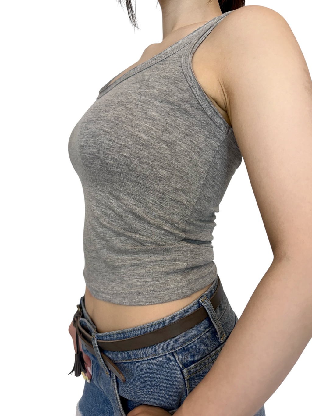 Ribbed Crop Tank 基本款修身背心￼