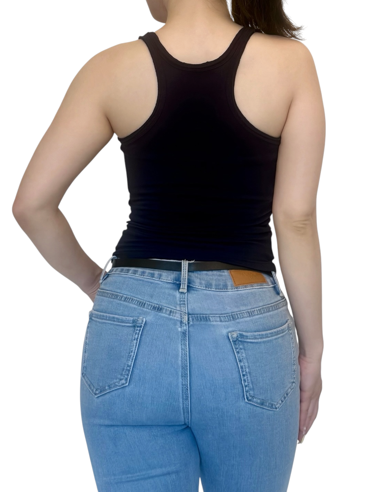 Ribbed Crop Tank 基本款修身背心￼