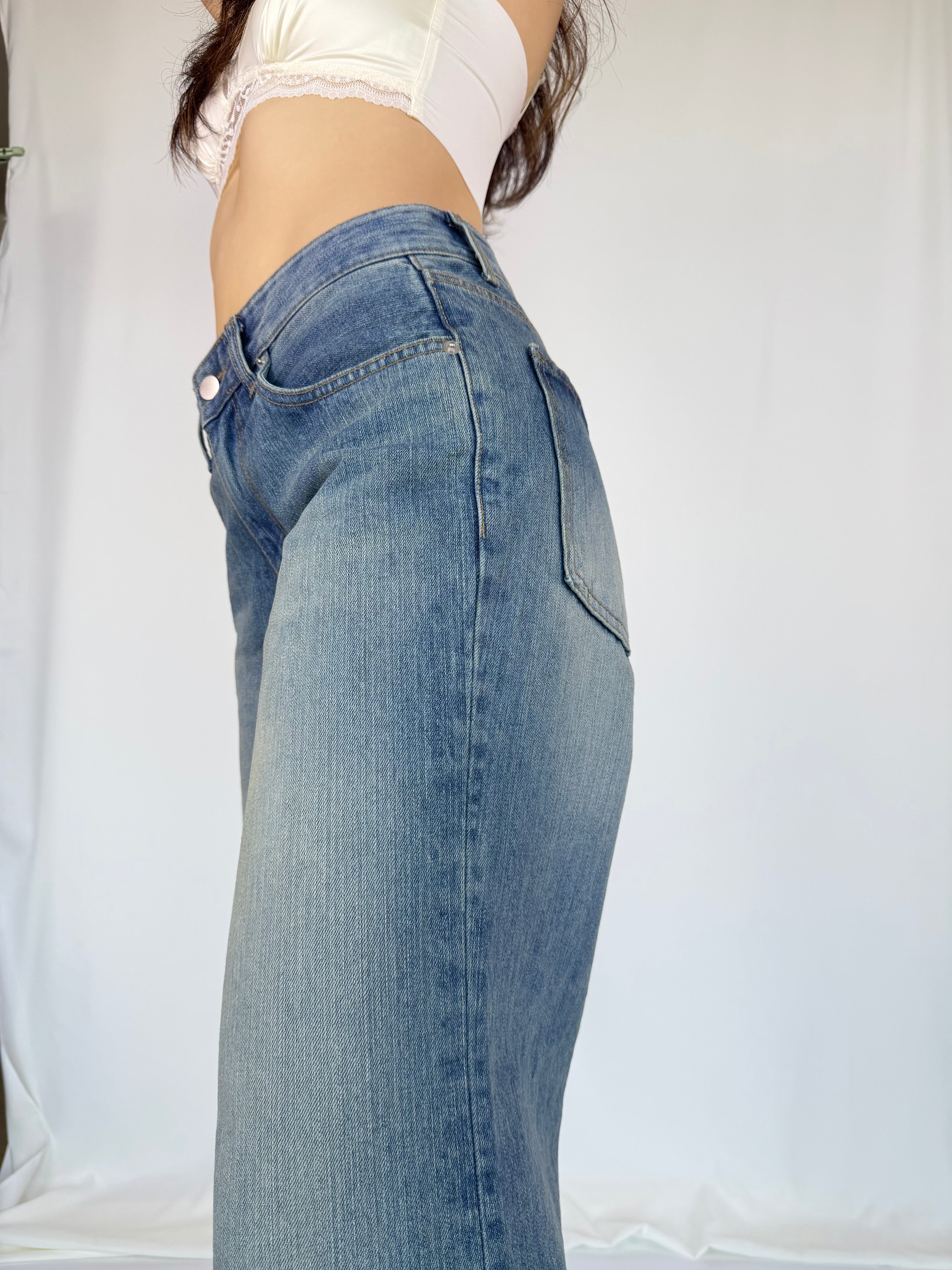 Sienna High‑Rise Wide Leg Jeans
復古修長高腰闊腳牛仔褲
