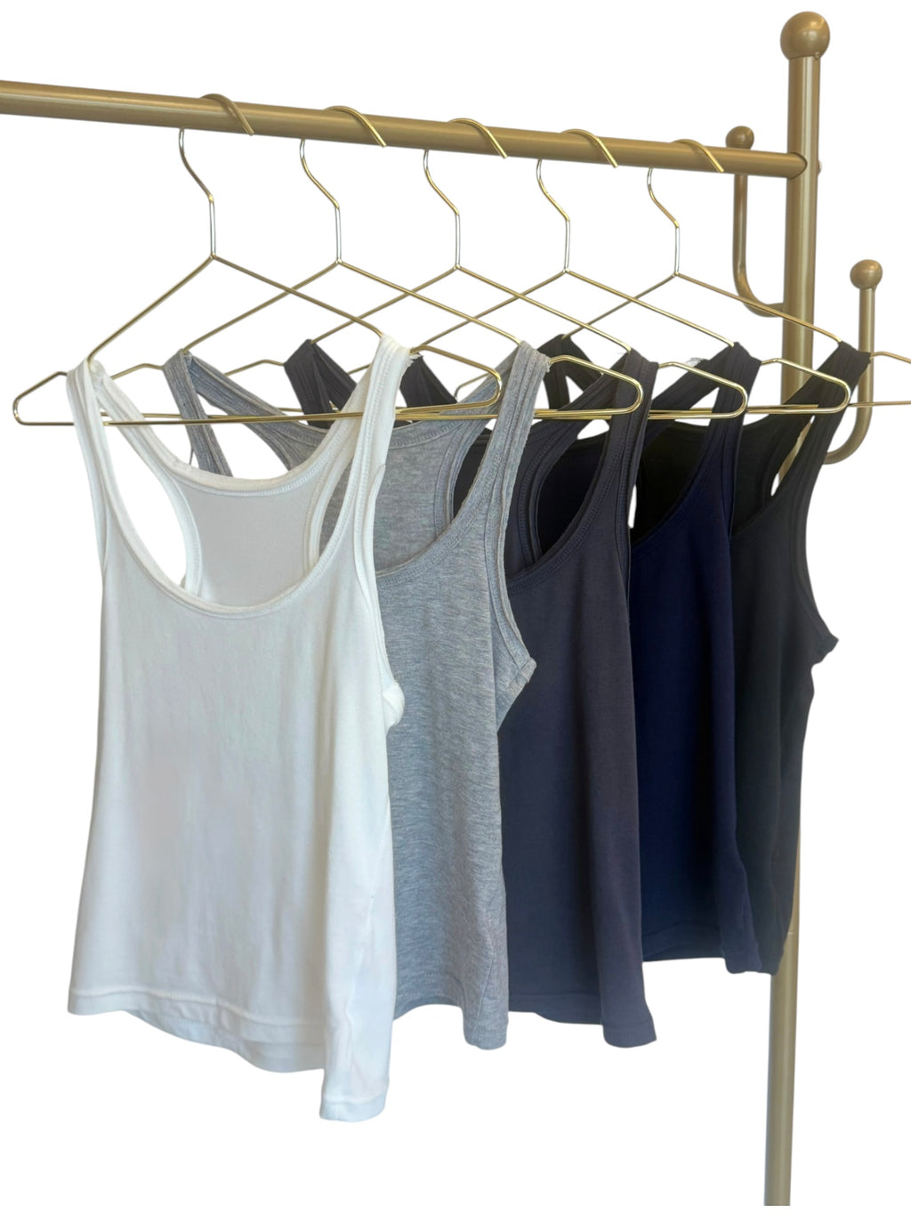 Ribbed Crop Tank Bundle 五色套裝 (5 Colours)
