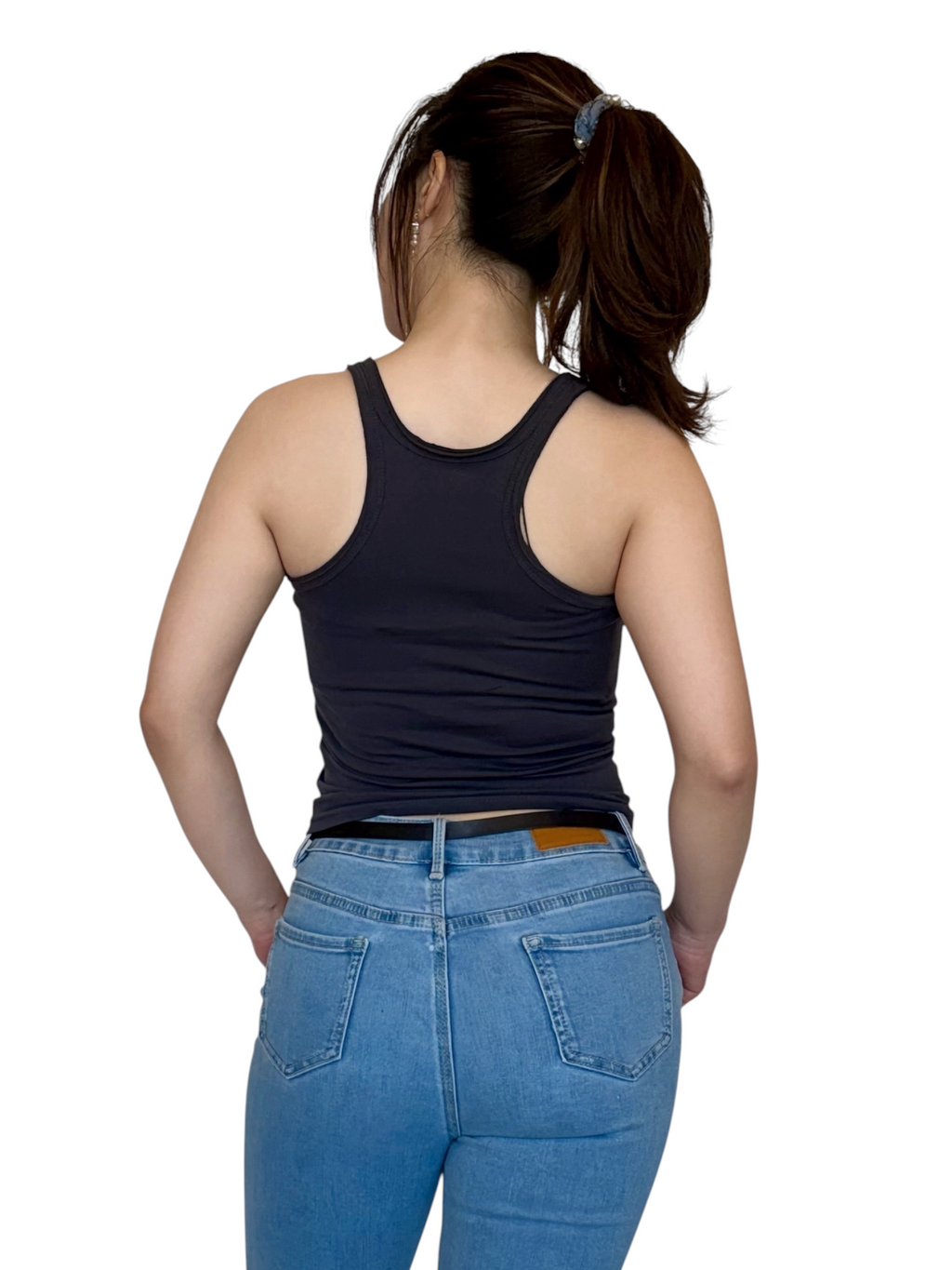 Ribbed Crop Tank 基本款修身背心￼