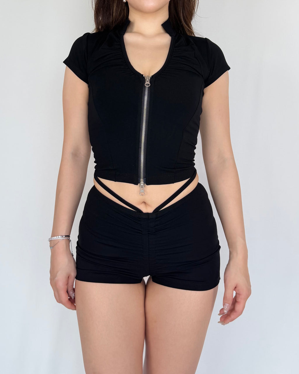 Allure Zip Sculpt Set (Top + Shorts)