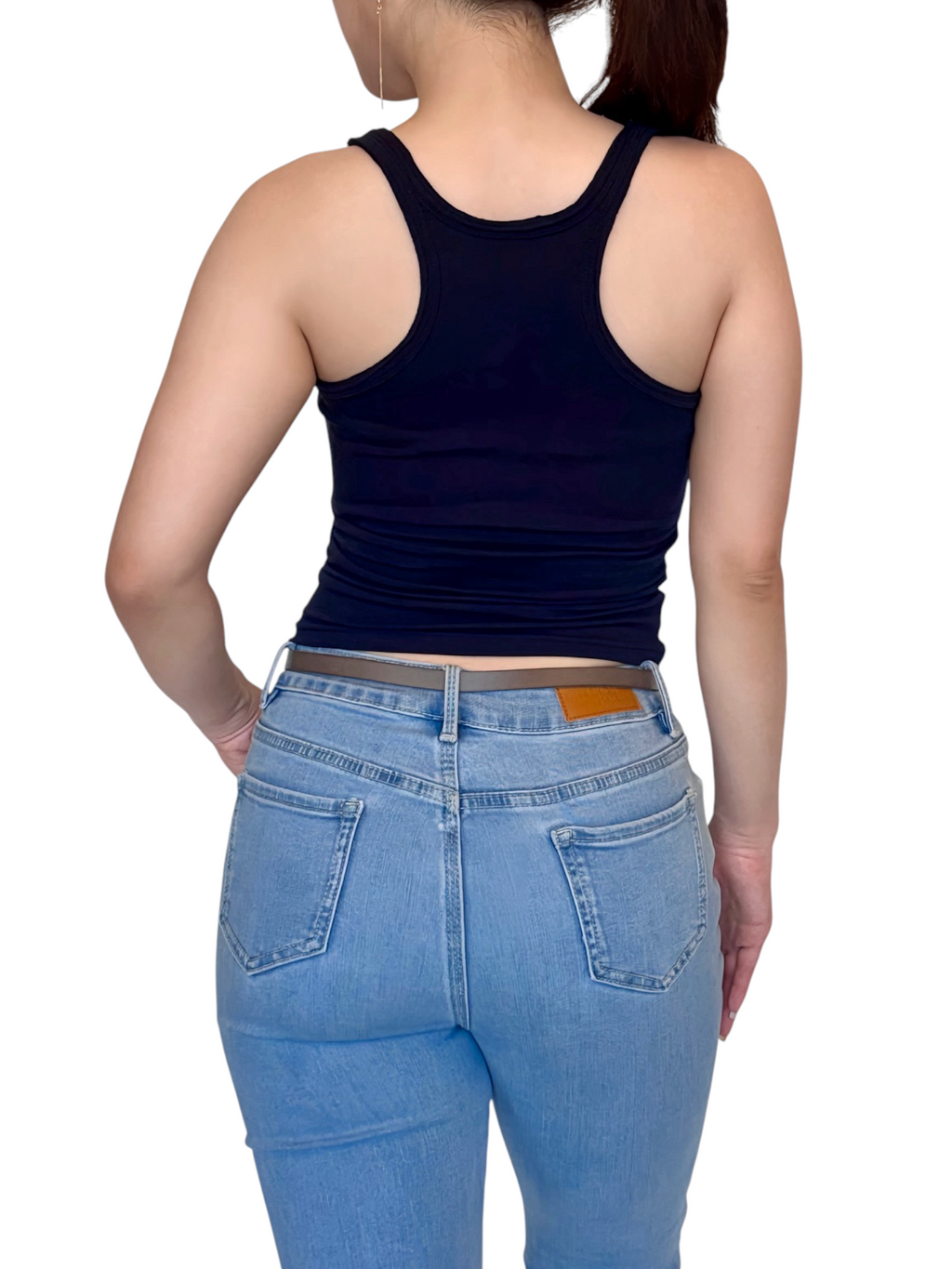 Ribbed Crop Tank 基本款修身背心￼