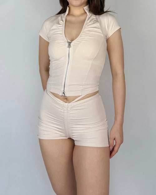 Allure Zip Sculpt Set (Top + Shorts)