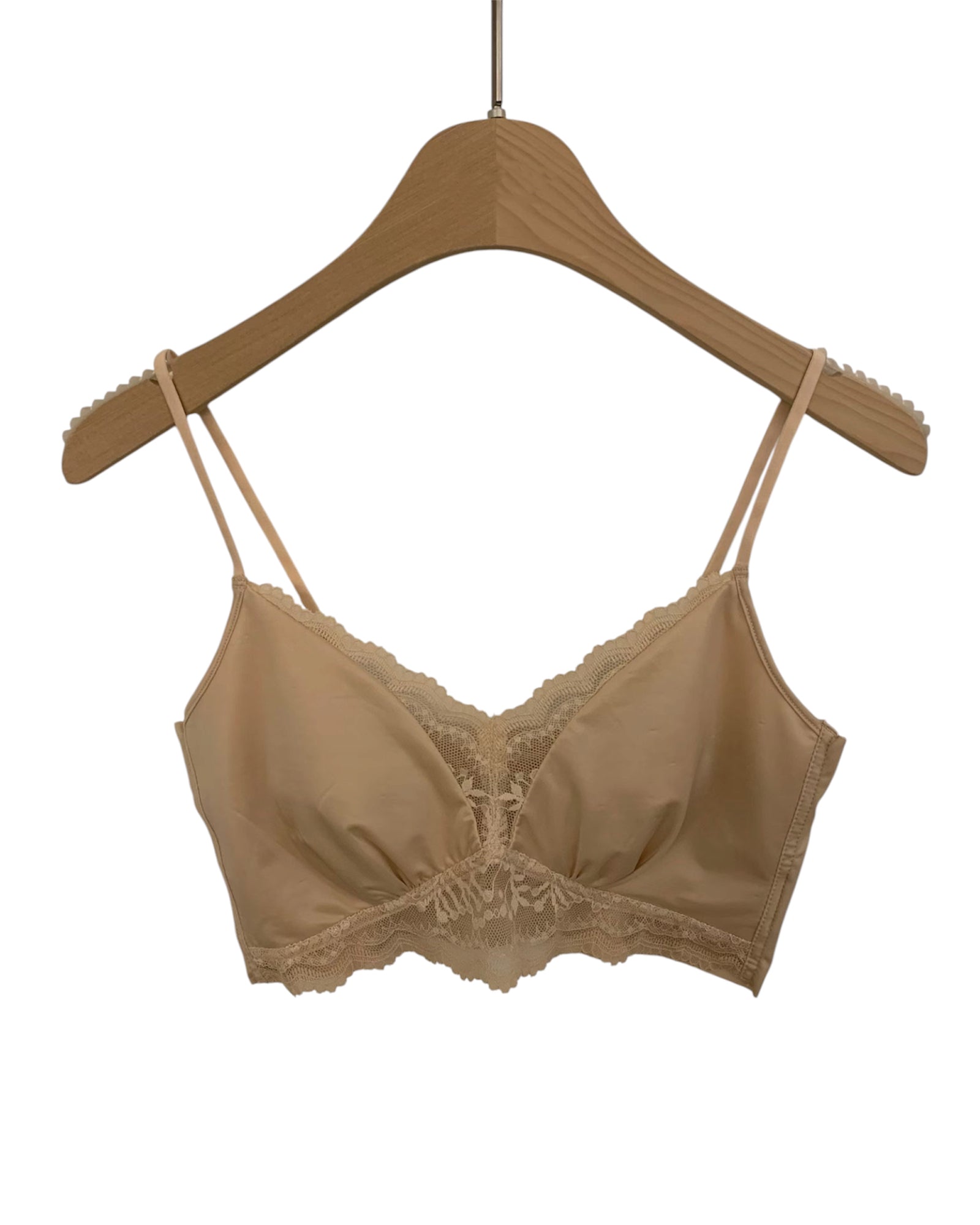 Silky Scalloped Lace Bralette