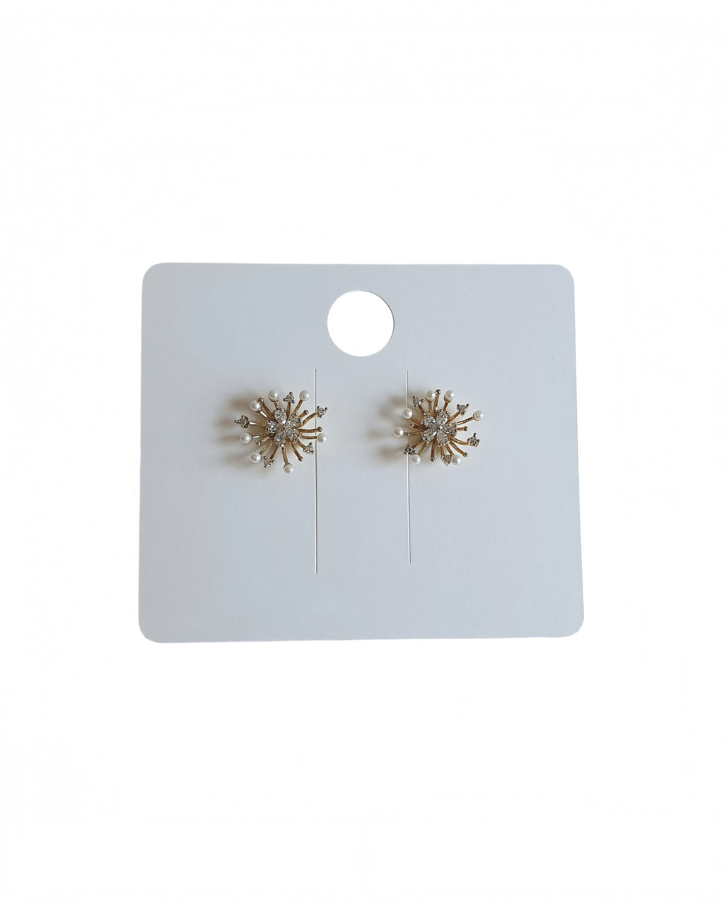 Radiant Pearl Burst Stud Earrings