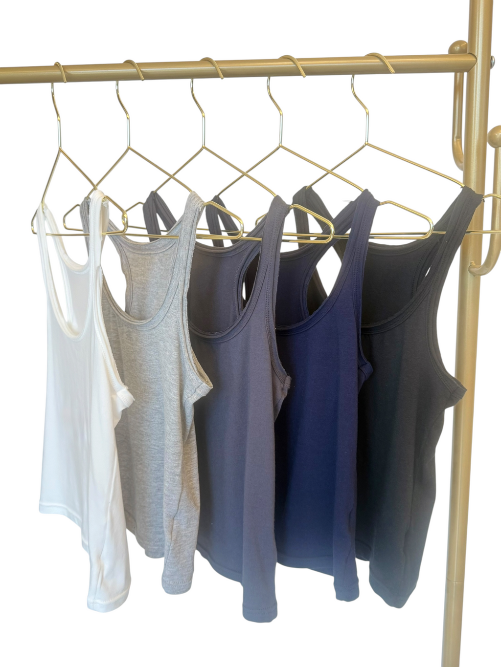 Ribbed Crop Tank Bundle 五色套裝 (5 Colours)