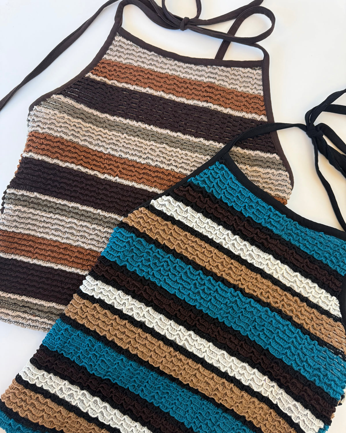 Copenhagen Stripe Halter Top
哥本哈根條紋掛頸背心