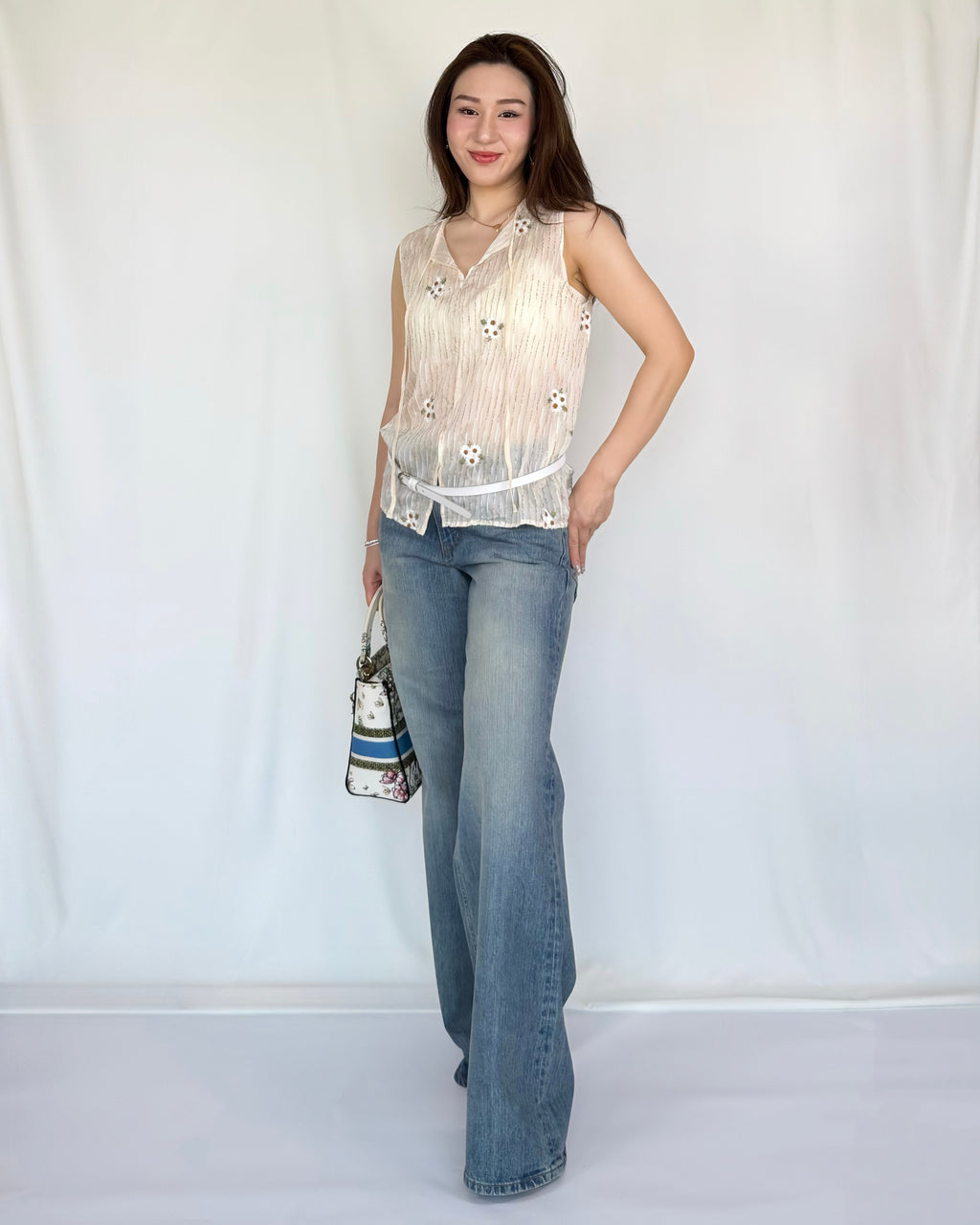 Sienna High‑Rise Wide Leg Jeans
復古修長高腰闊腳牛仔褲