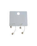Celestial Pearl Arc Drop Earrings