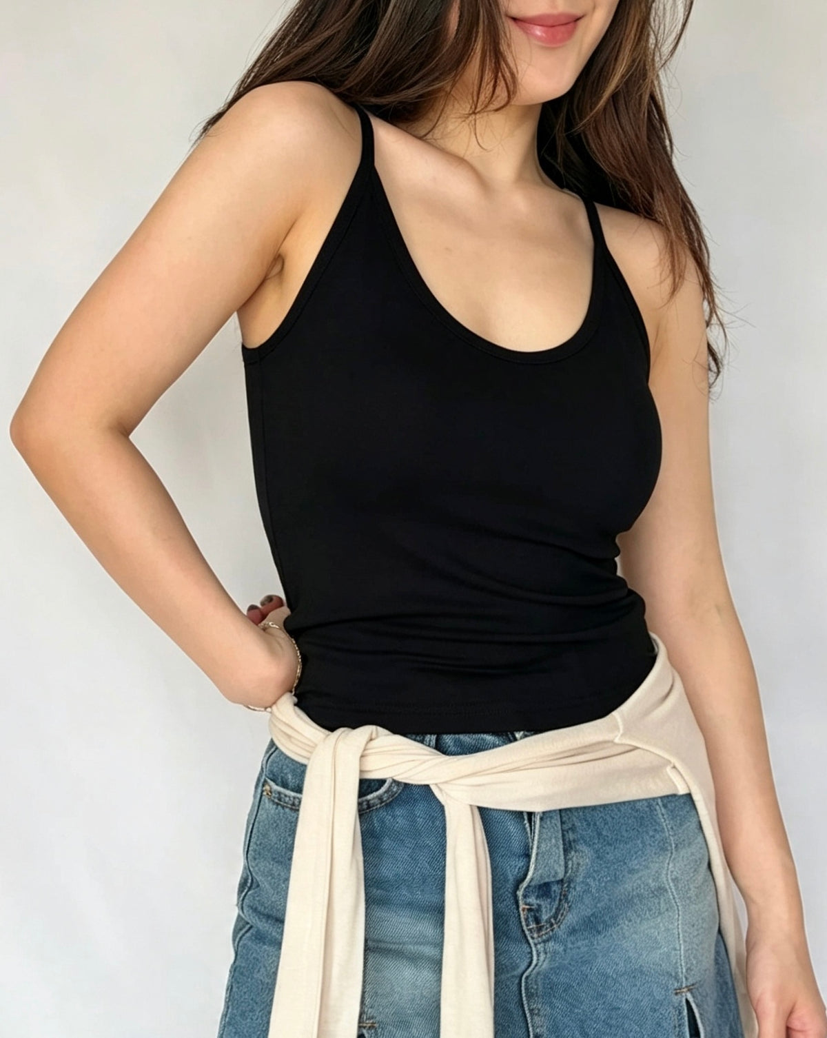 Everyday Scoop-Neck Padded Cami
Everyday 圓領吊帶背心