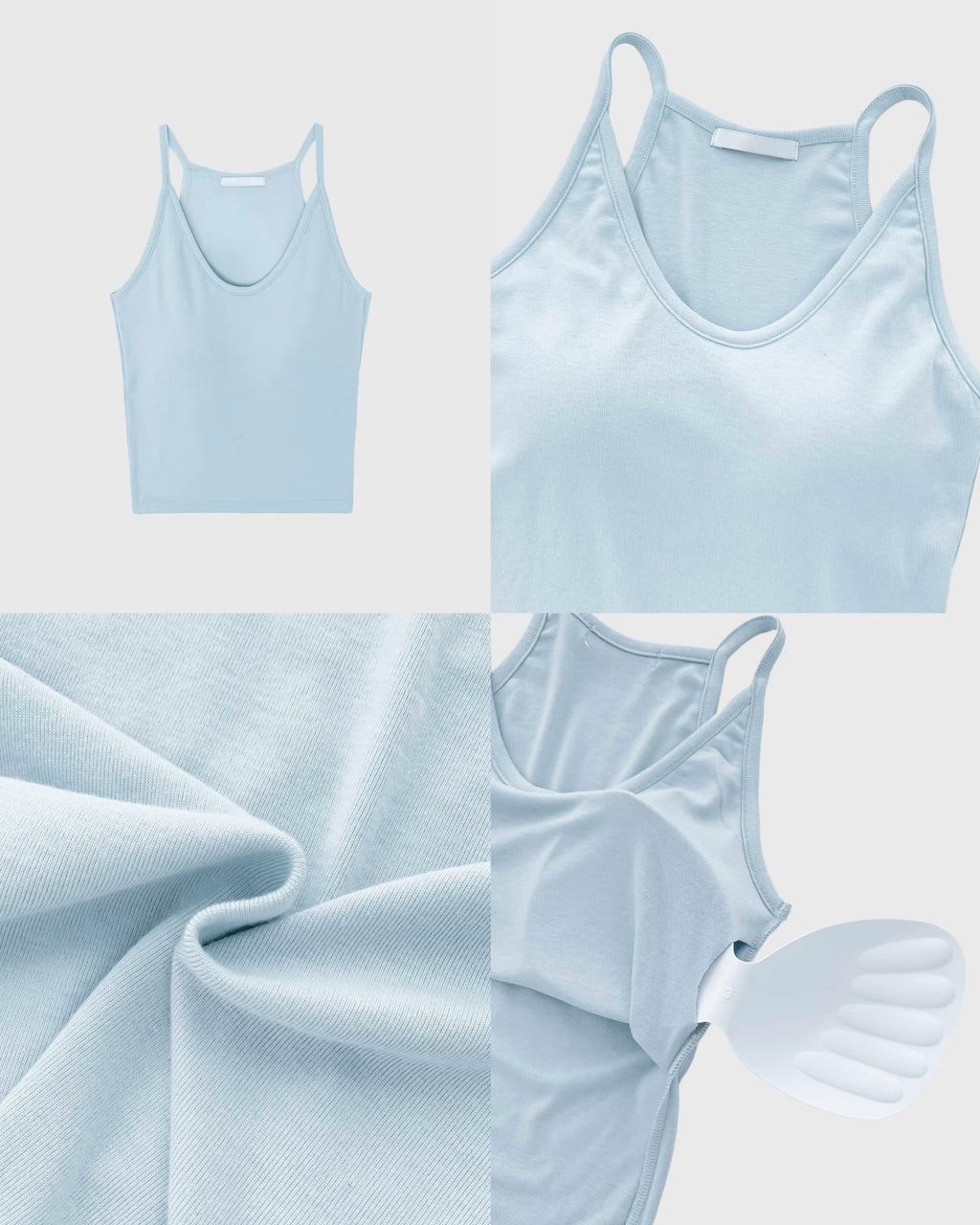 Everyday Scoop-Neck Padded Cami
Everyday 圓領吊帶背心