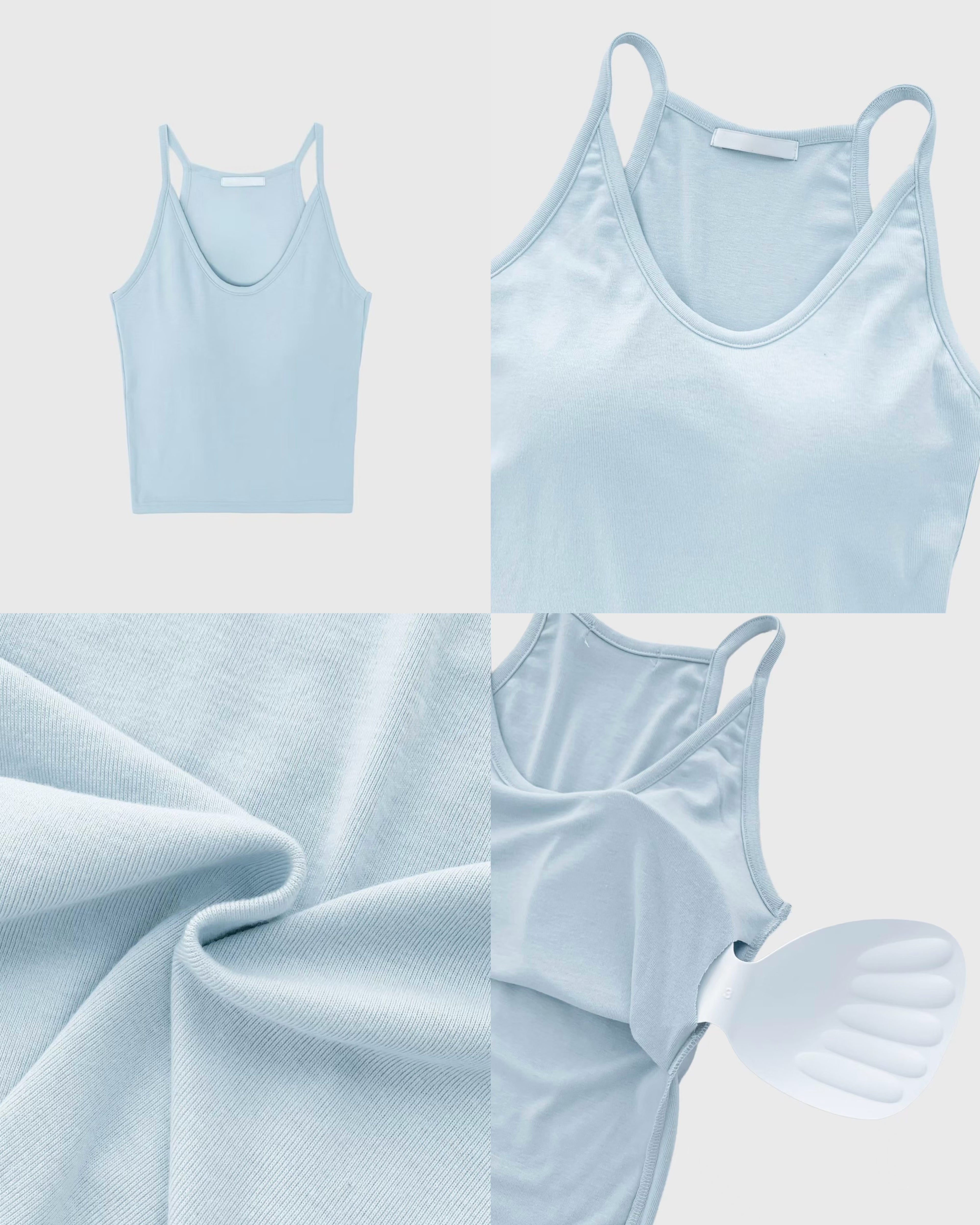 Everyday Scoop-Neck Padded Cami
Everyday 圓領吊帶背心